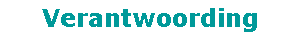 Verantwoording