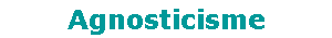 Agnosticisme