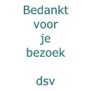 Bedankt voor je bezoek